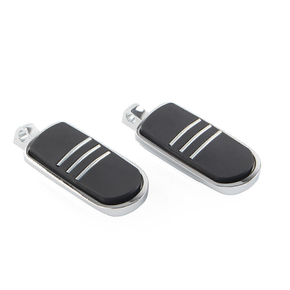 M?nnliche Fu?rasten Pedal 32mm 1.25 Fur for Harley Eisen XL 883 1200 Dyna Chrom