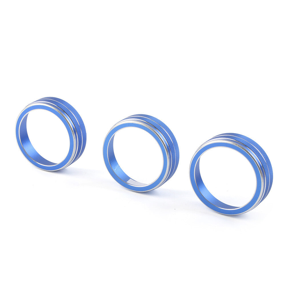 3x AC Climate Control Ring Knob Abdeckung f¨¹r for VW for Golf for Jetta for Tiguan for Passat Atlas