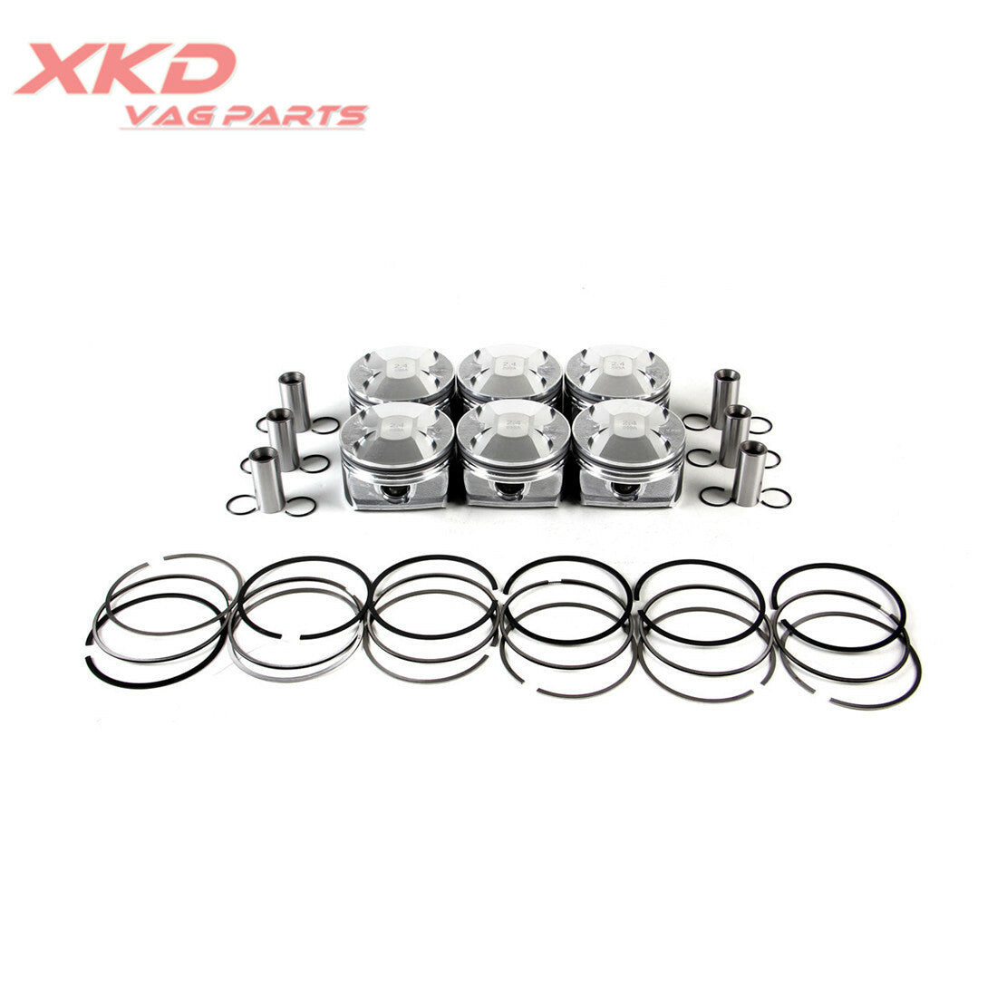 for AUDI for A6 BDW V6 2.4L Piston Ring Kit ¦µ 19mm 06E107065AR