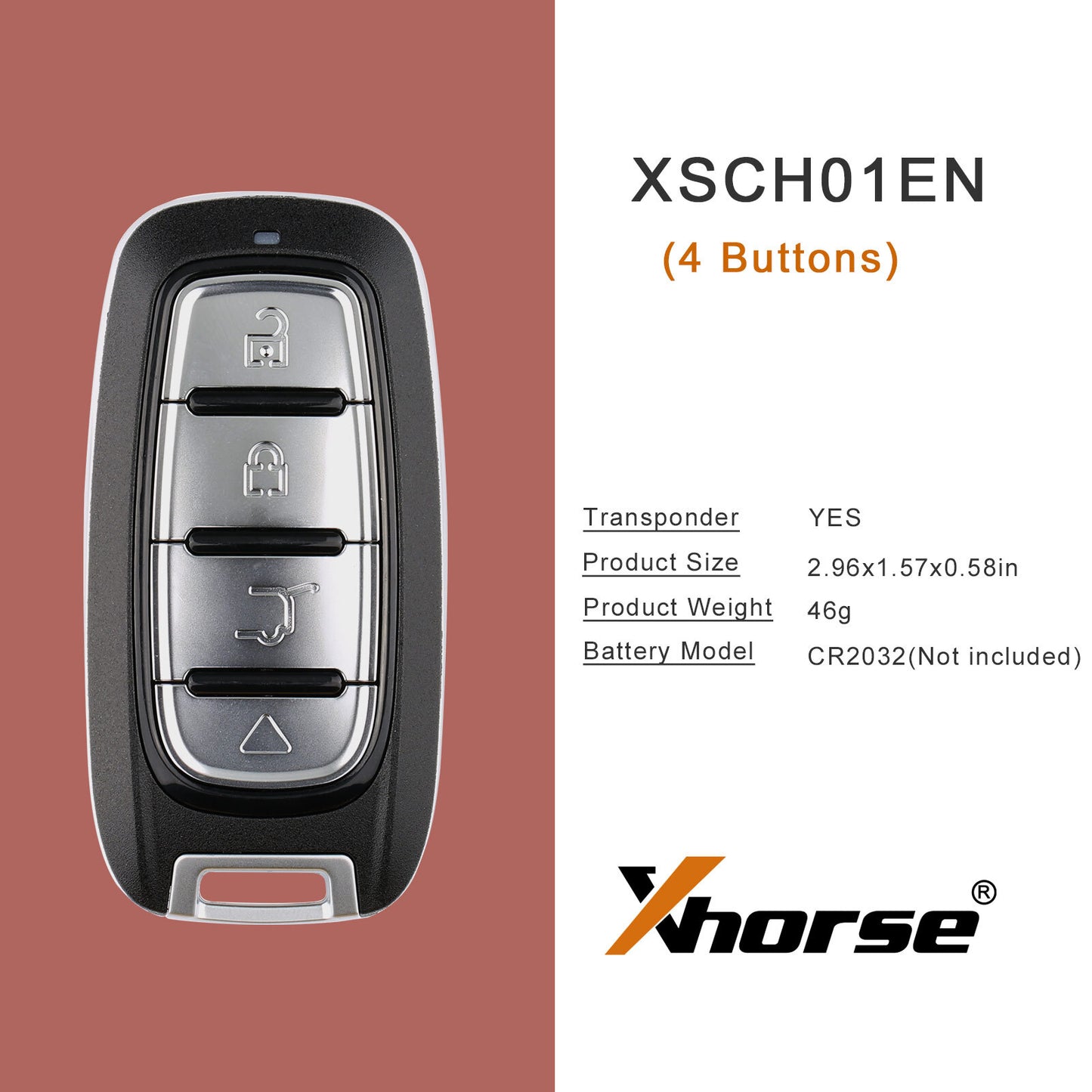 XSCH01EN KE.LSL for Chrysler Style XM38 Universal for Smart Key added 8A, 4D