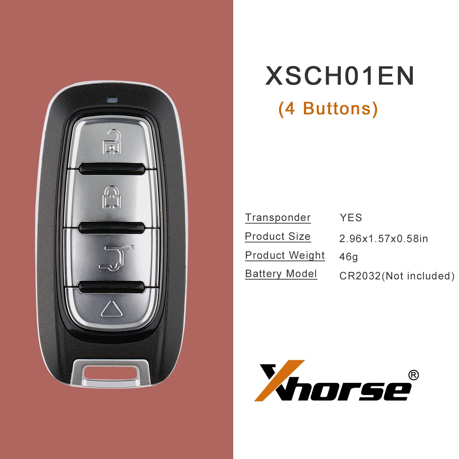 XSCH01EN KE.LSL for Chrysler Style XM38 Universal for Smart Key added 8A, 4D