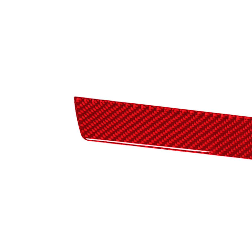 3X Red Carbon Fiber Center Cup Holder Cover Trim for BMW X3 F25 X4 F26 2011-2017