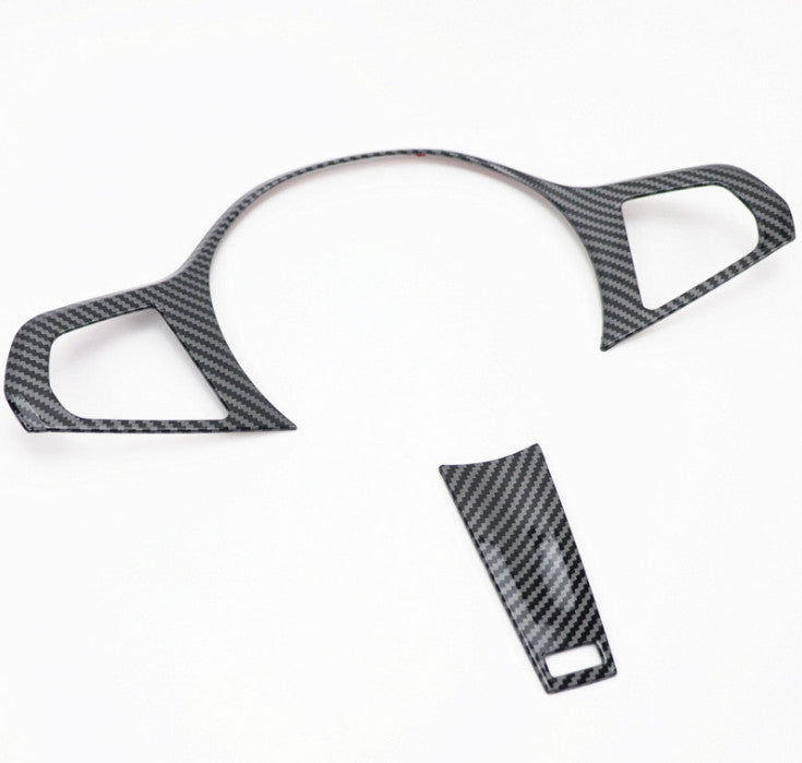 Carbon Fiber Front Steering Wheel Frame Trim for BMW 3 Series 2019-2021 G20