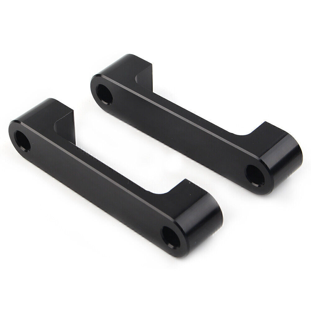 Fit for Harley Touring 1996-2013 97 Black Wrap Front Fender Brackets Spacers 30 Inch