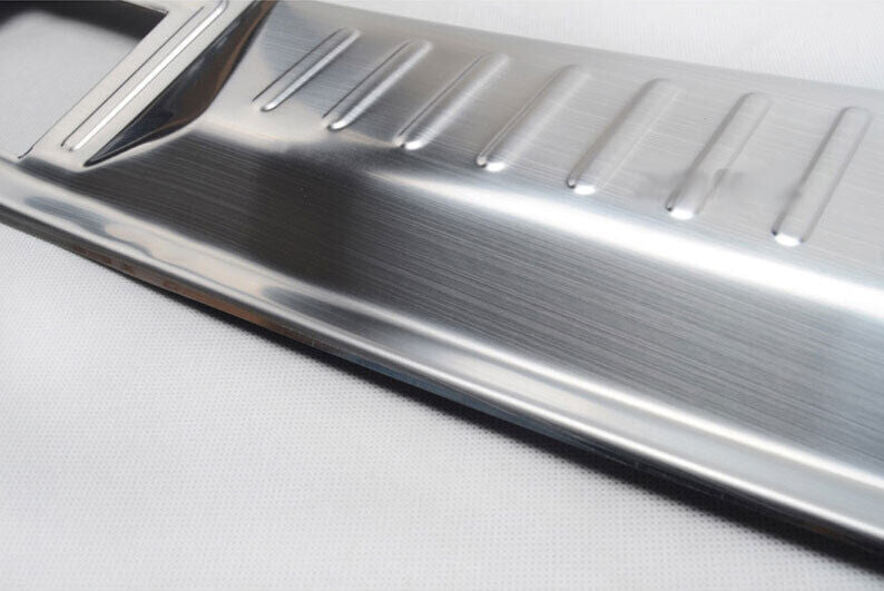Guard Trim Silver Titanium Rear Bumper Protector for Lincoln MKC 2015-2019 2PCS