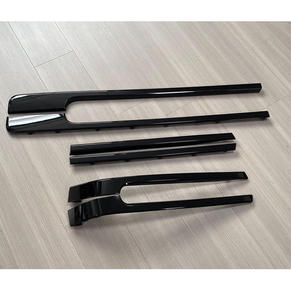 12Pcs Black Body Kit Replace Fender Vent Trim Fit for Range Rover L405 2018-2022