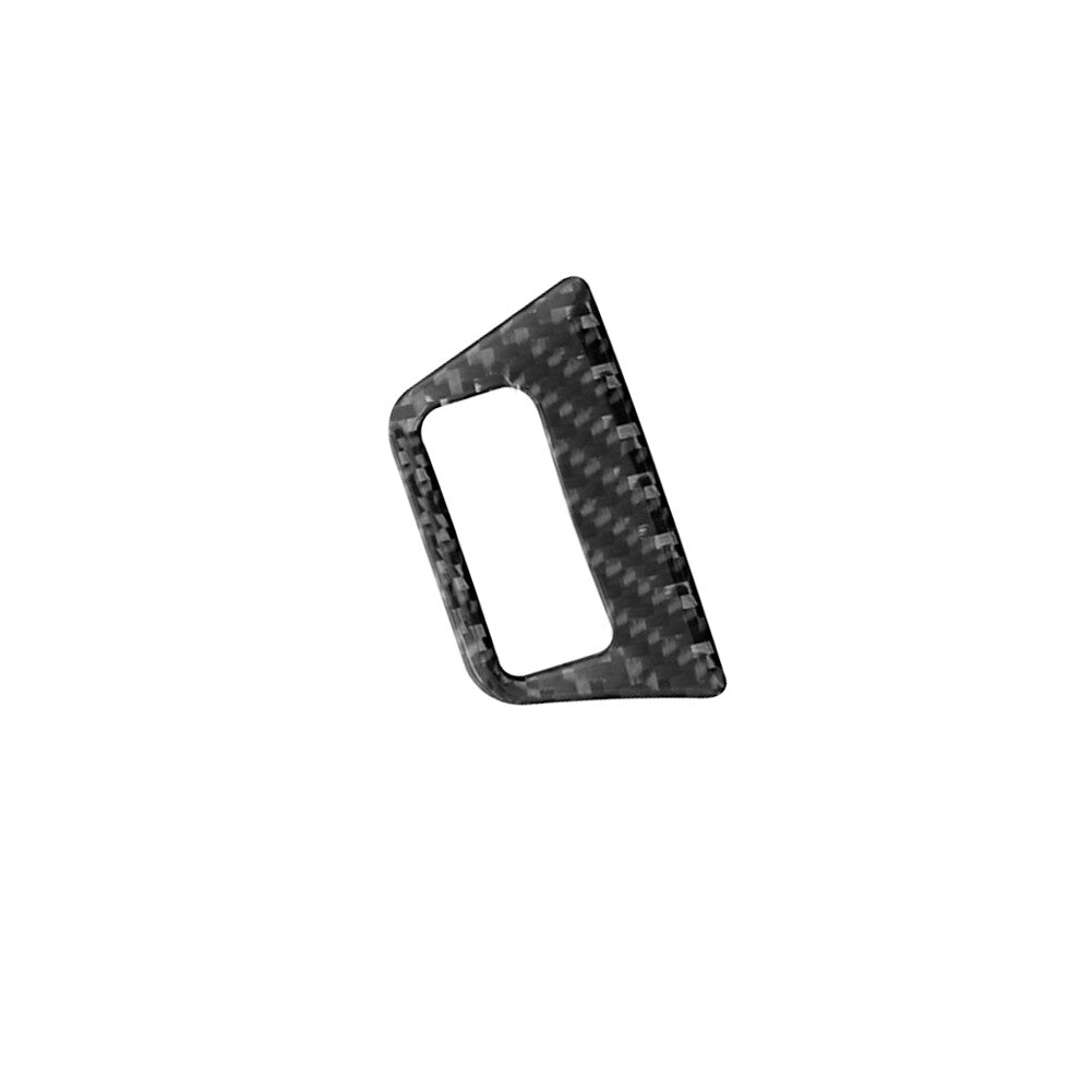 Carbon Fiber Rear Tailgate Lift Button Cover Trim for Audi Q7 2007-2015