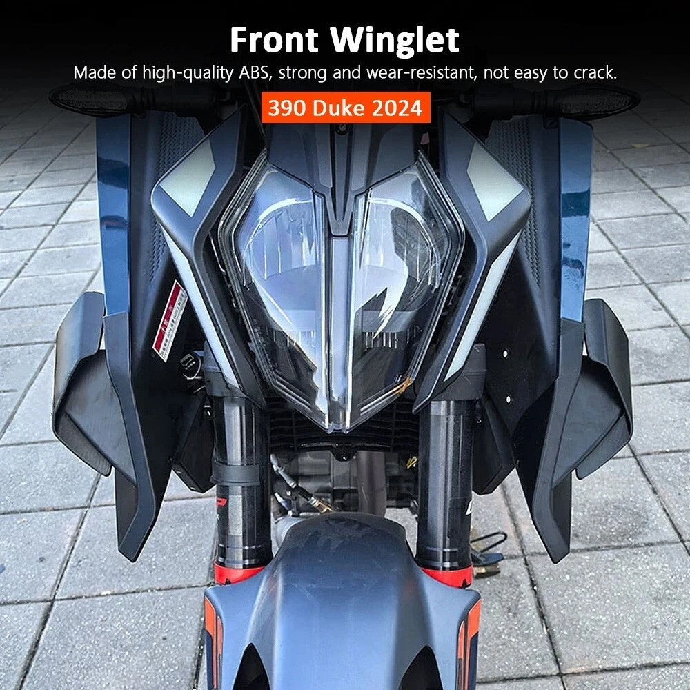 Motorcycle Winglet Spoiler Side Wind ABS Front Fairing Protector For 390 DUKE