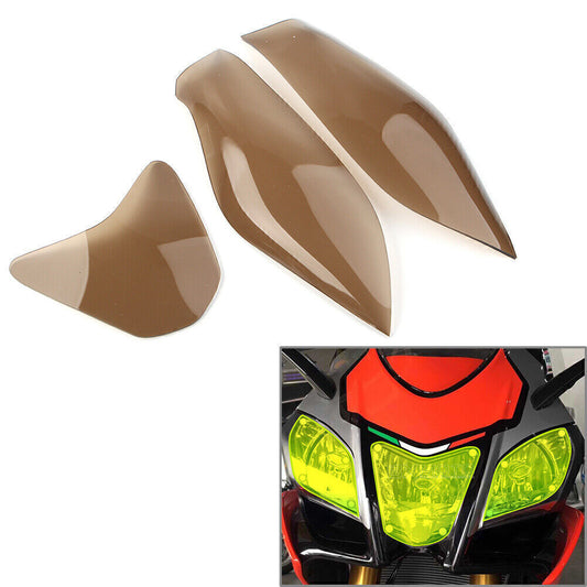 Front Headlight Guard Shield Screen Lens Cover for RSV4 2011-2014 Smoke