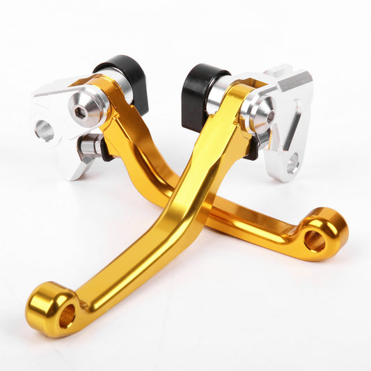 for Suzuki RM125 RM250 1996-2003 Clutch Brake Levers Pivot Gold US 2002 99 98 97
