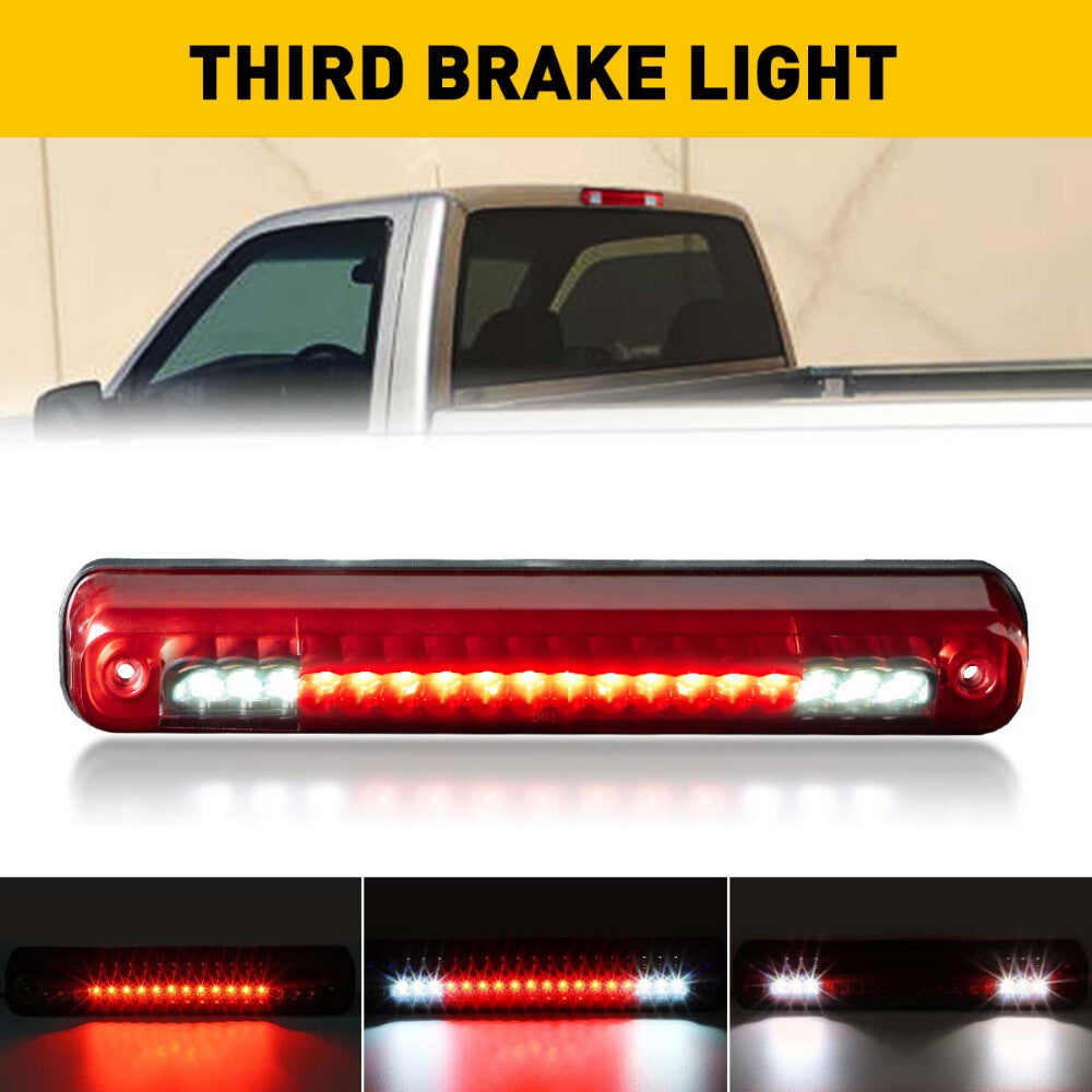 1988-1998 for GMC C1500 K1500 Red LED Triple Glossy Light