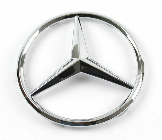 Chrome radiator grill badge star badge for Mercedes R ML CL C class 186 mm