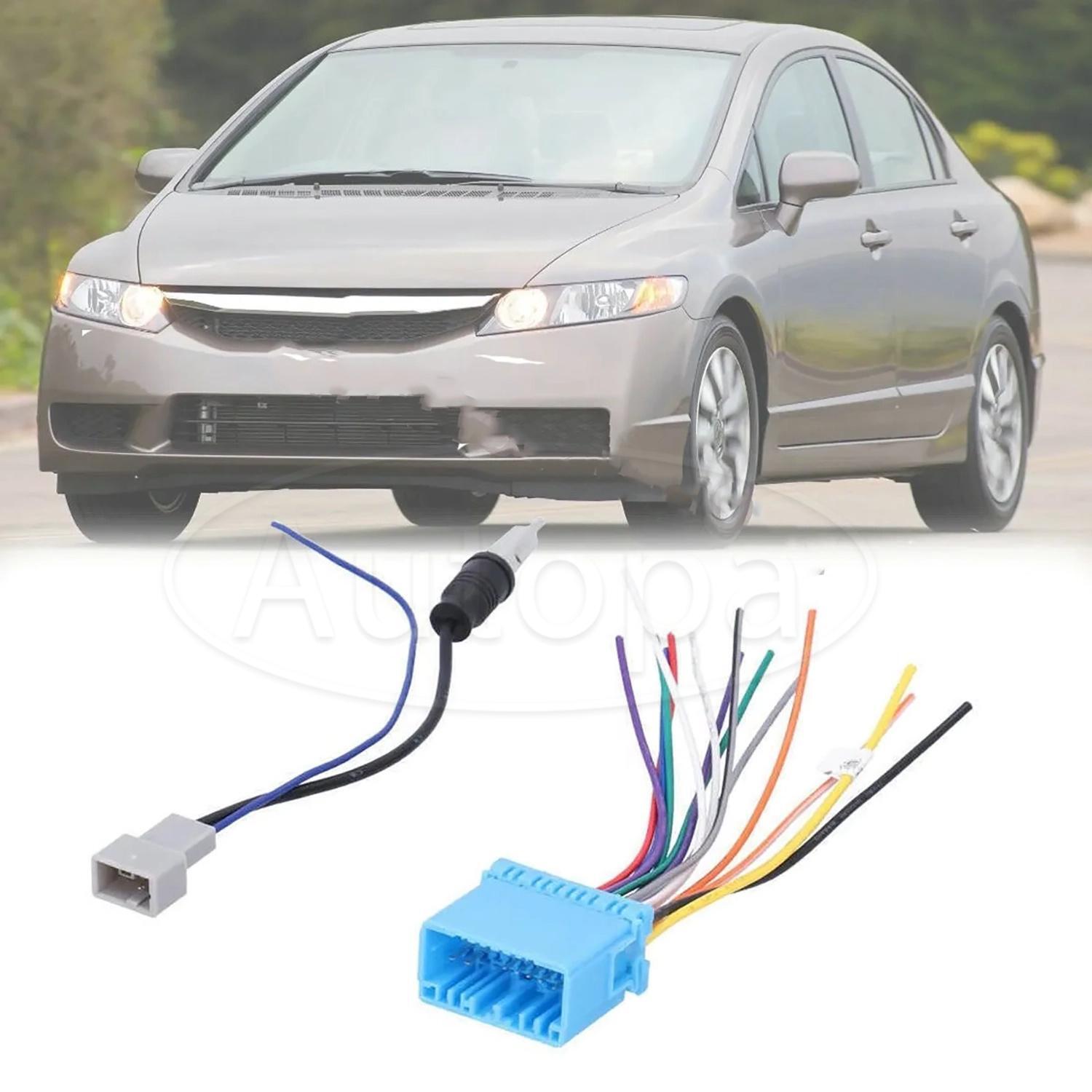 Harness Wiring Radio Stereo AM/FM Antenna Adapter Cable for Honda Pilot CRV NEW