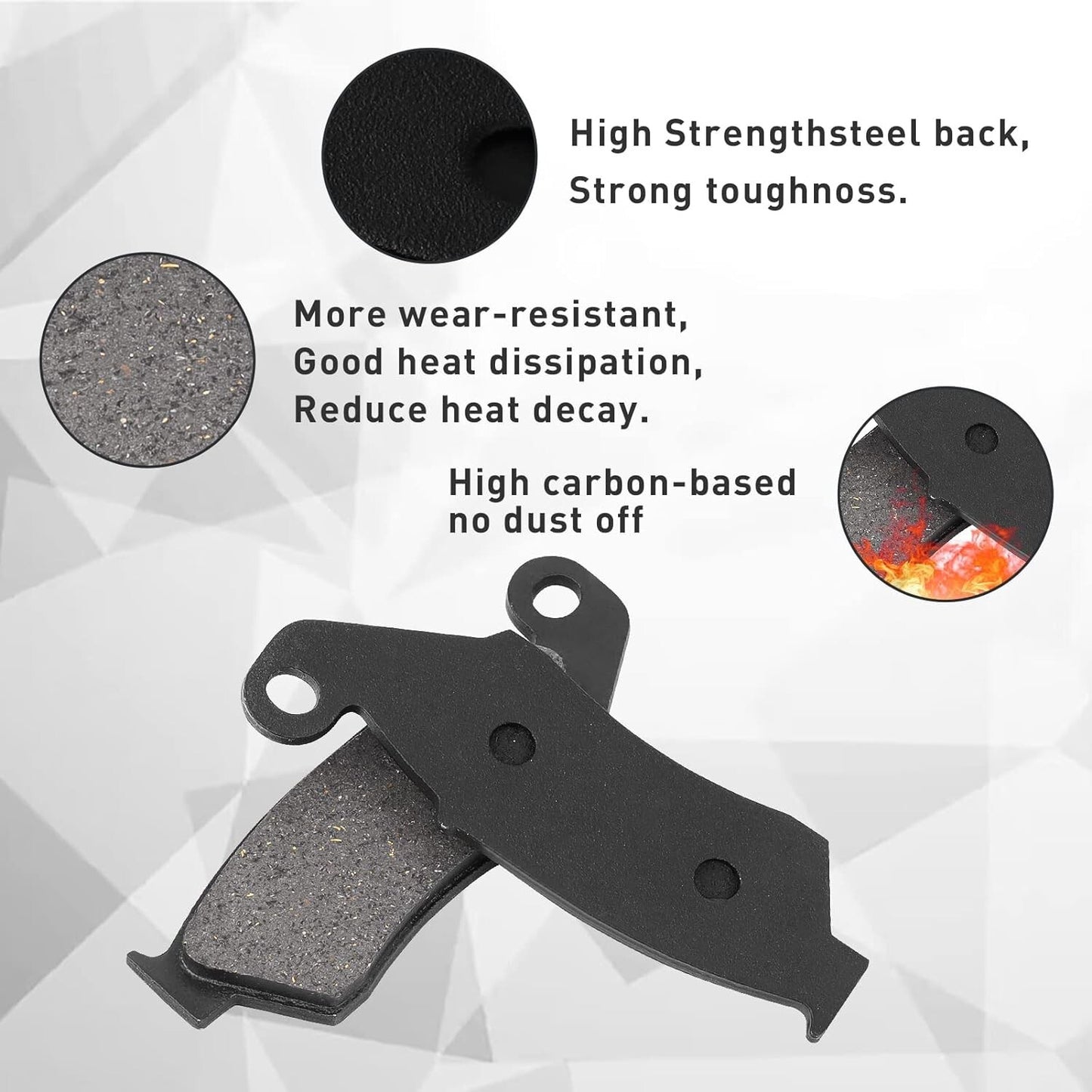 Brake Pads for SUZUKI RM-Z 450 RMZ 450 2005 2006 2007 2008 2009 2010 2011 2012