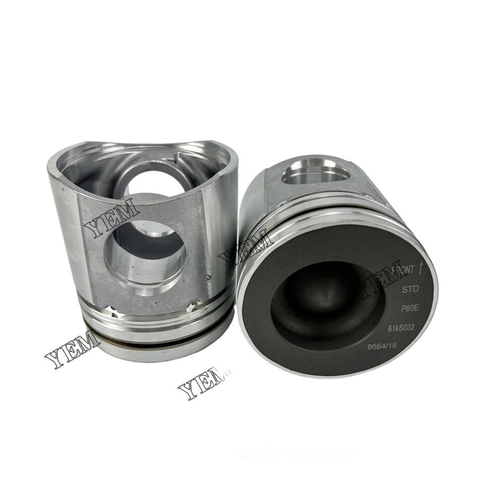 6PCS 6CT Cylinder Piston With Pin Fit For Diesel Engine