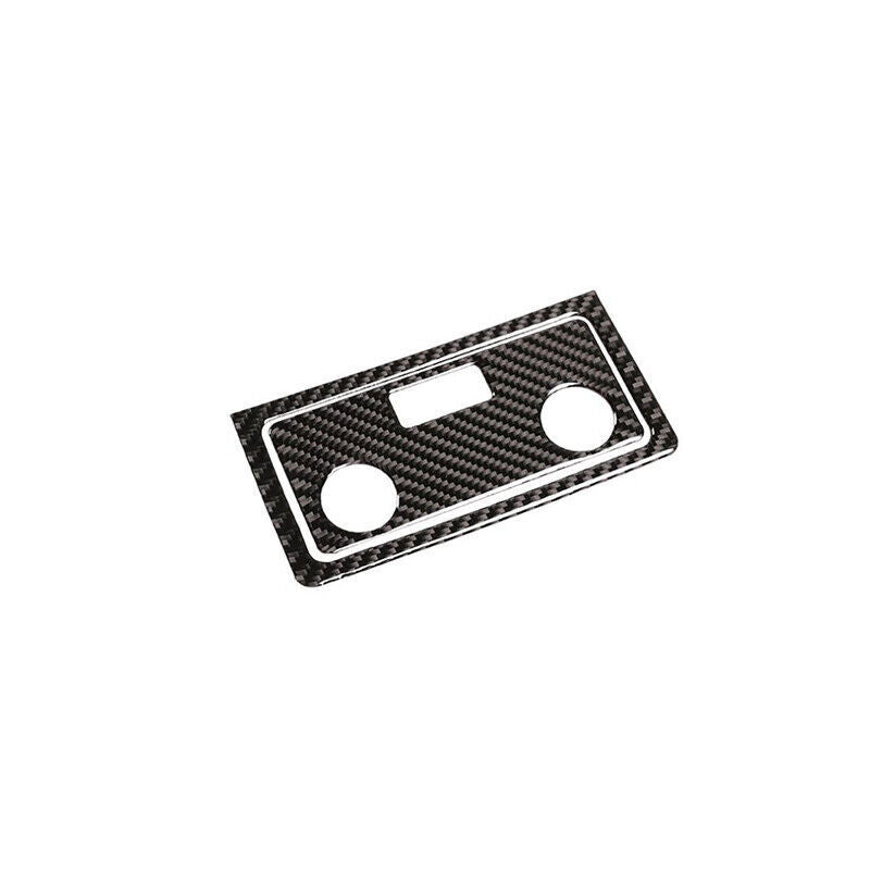 Fit for BMW 5 Series 2004-2010 Real Carbon Fiber Rear Usb Cigarette Lighter Trim