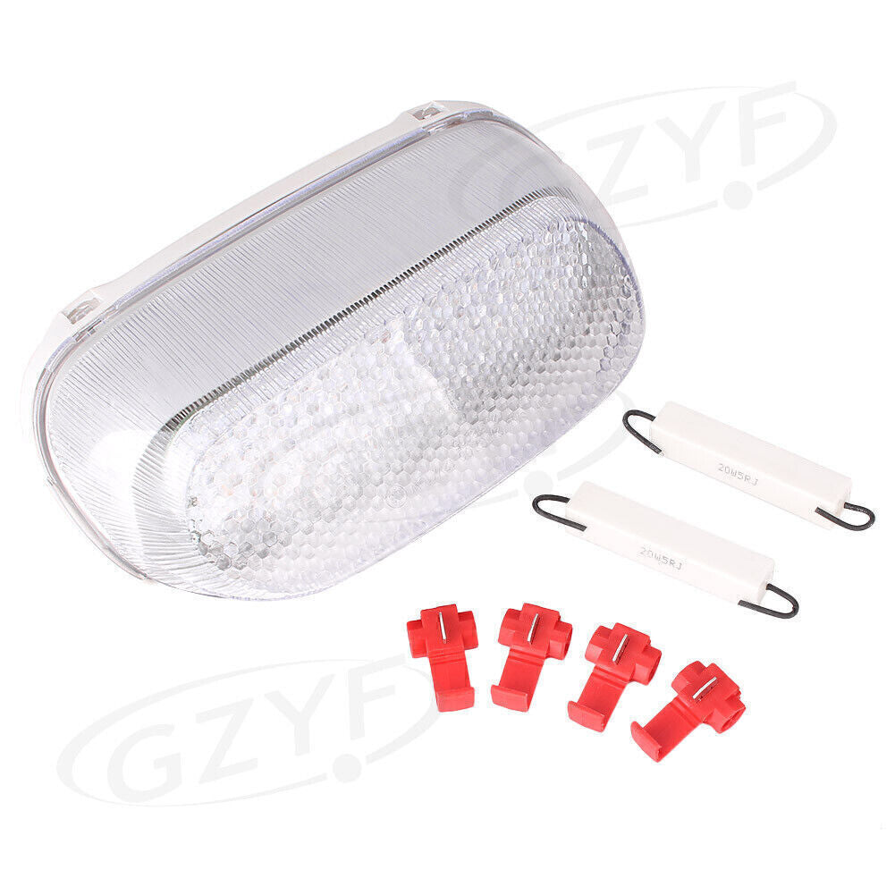 LED Tail Light Turning Signals Lamp Clear for Kawasaki ZZR250/600 ZX600E ZX-11