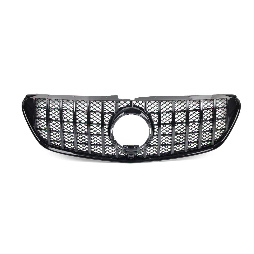 GTR Style Front Bumper Radiator Hood Grille for Benz V Class W447 2016-2020