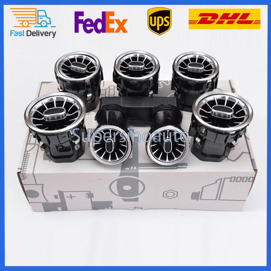 Set 64 Colors Air Vent LED Ambient Light For Class W205 GLC X253 for Mercedes-Benz C