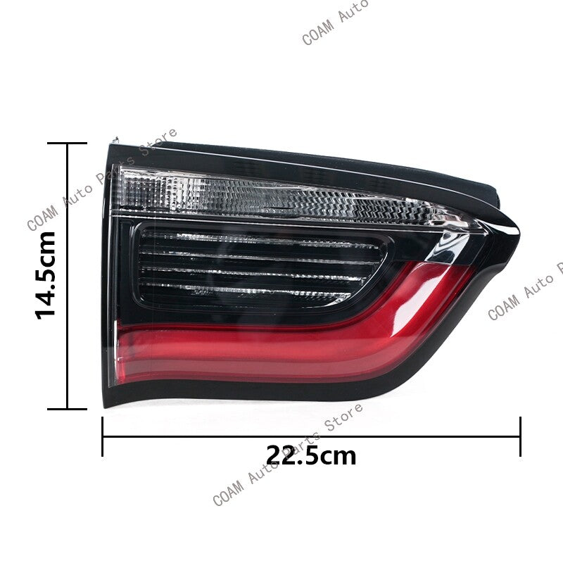 A pair of inner rear taillight brake warning lights for Jeep Compass 2017-2019.