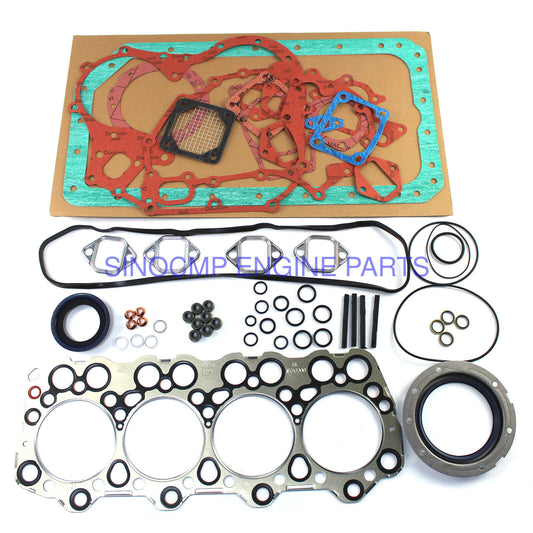 1 set for Mitsubishi 4D34 4D34T Engine Gasket Kit For Fuso Canter FE FG Trucks Rosa