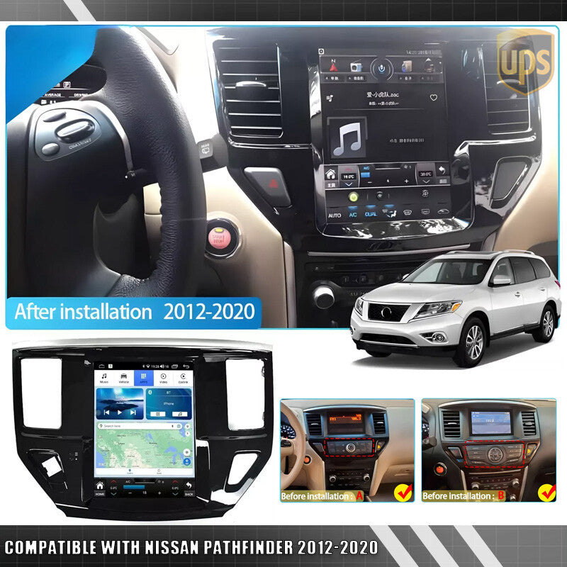 10.4 Inch Android Car Radio for Nissan Pathfinder 2012-2020 Stereo Carplay GPS