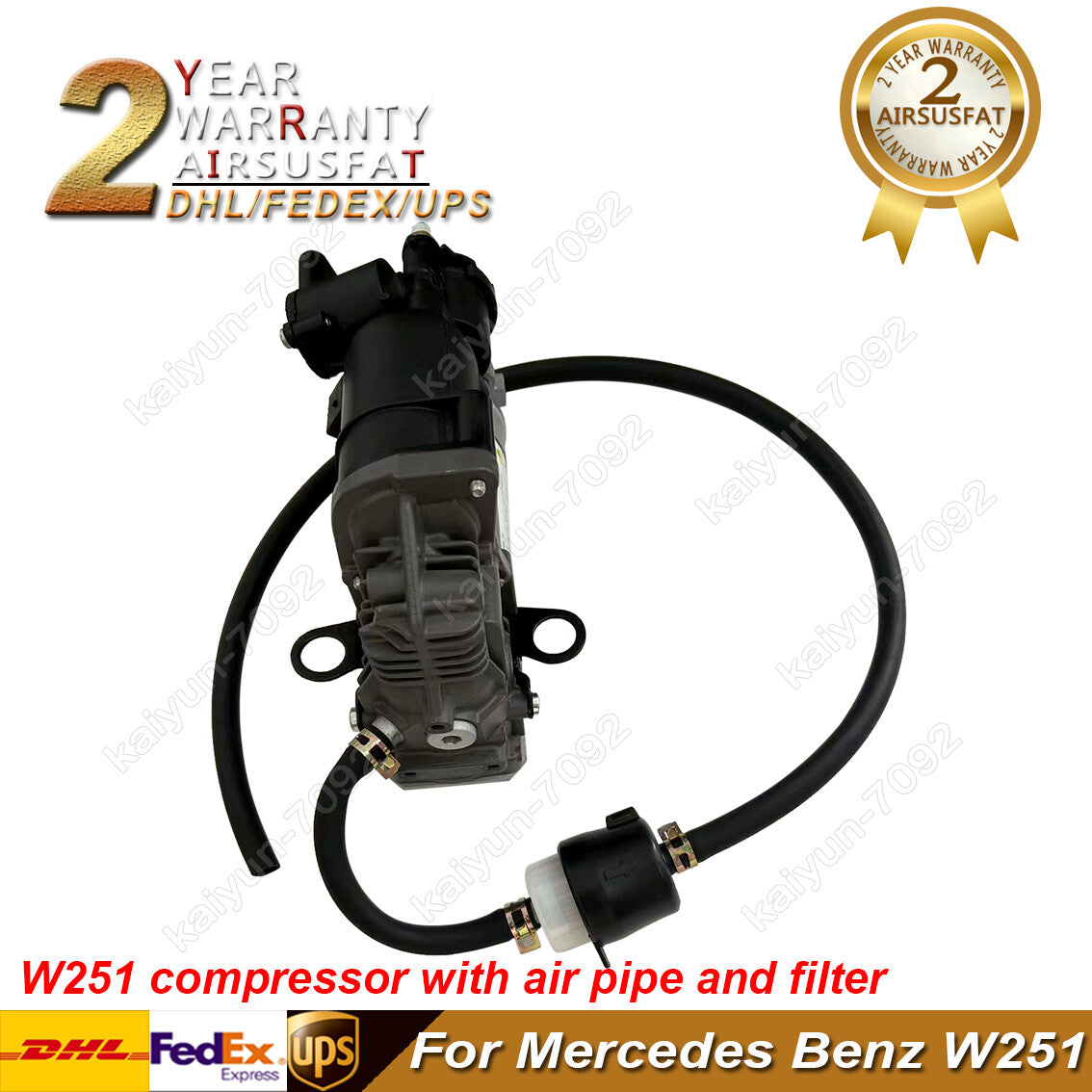 for Mercedes R Class W251 V251 Air Suspension Compressor + Air Filter 2513202004