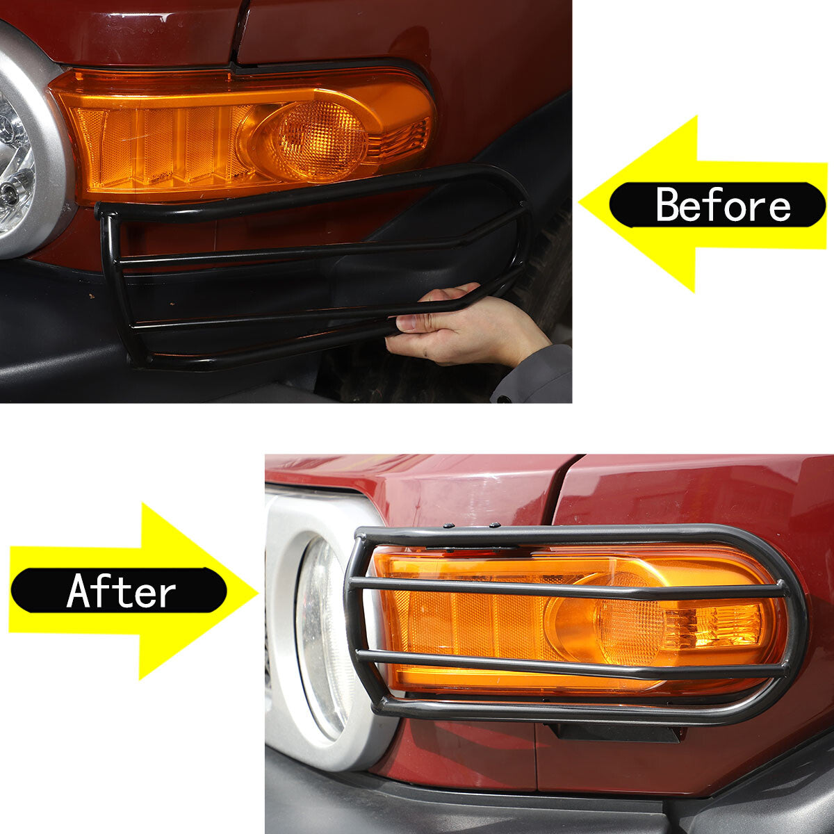 4-Piece Gloss Black Exterior Door Handle Cover Trim for Toyota Tundr@ 2022-2023 USA