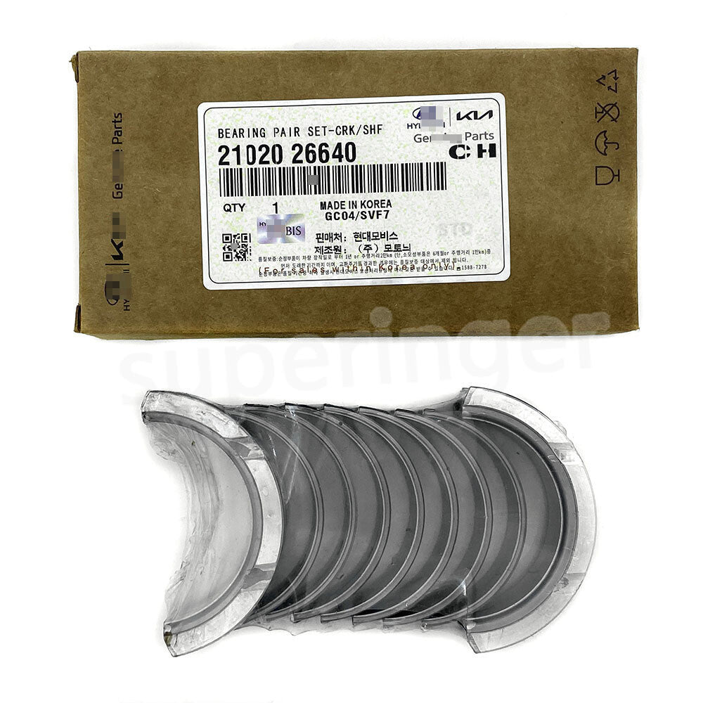 Engine crankshaft connecting rod bearing suitable for 2006-11 for Hyundai for Kia Rio 1.6L