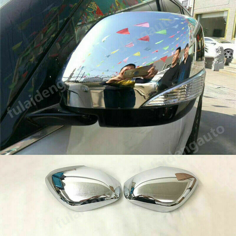 for Nissan Armada Patrol Y62 2017-19 Chrome Side Door Rearview Mirror Cover Trim