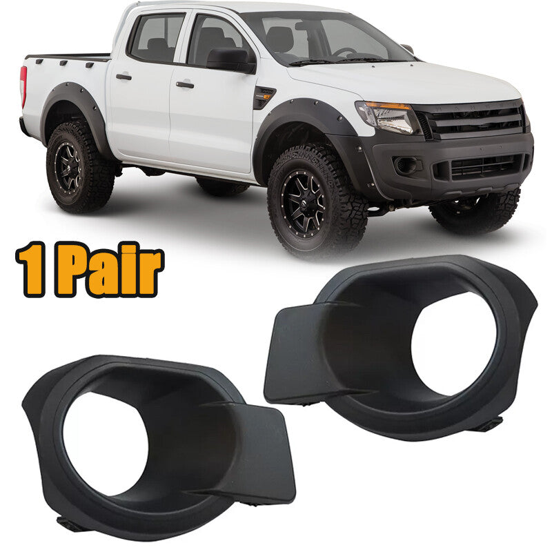 Left Right Fog Light Lamp Cover Trim Bezel for Ford Ranger Pickup T6 2012-2015