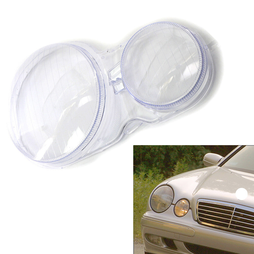 Headlight Head Lamp Cover Clear for Mercedes-Benz E-Class W210 2000-2003 Right