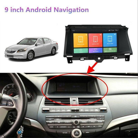Stereo 9 Car Fit For Accord 2008-2012 for RAM 1GB ROM 16GB Radio GPS Navigation