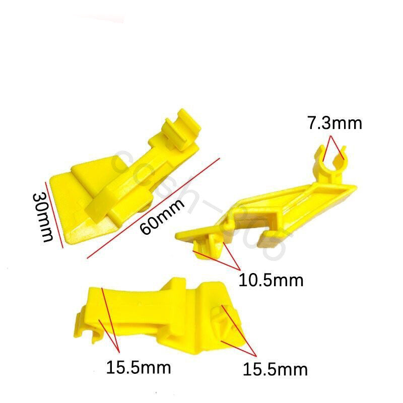 2 Pcs Car Hood Support Prop Rod Retainer Clips For Fiesta MK6 Ecosport