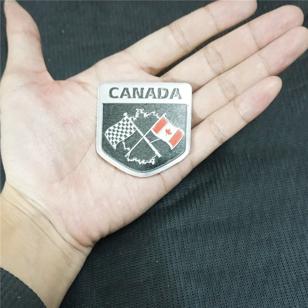 5x New CANADA Flag Small Metal Sticker Emblem Badge Decal Engine Car Limited 4x4