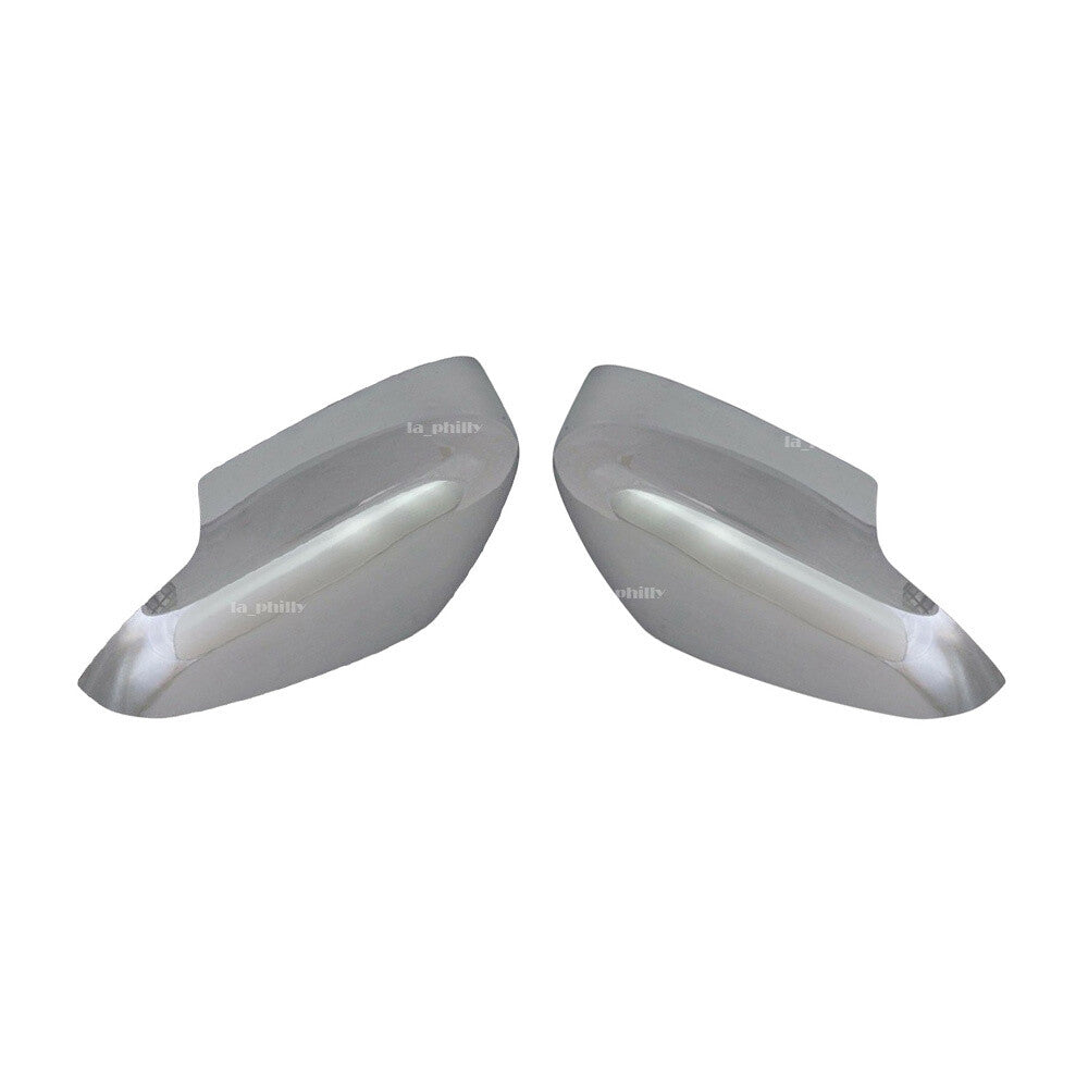 Pair Left Right Rearview Mirror Cover Primer for Volvo C30 S60 S80 S40 V50 V70