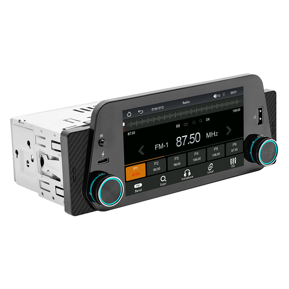 5in 1 Din Car Stereo Radio Bluetooth For Apple Carplay USB FM Video MP5 Player
