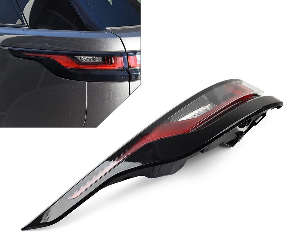Left LH side LED taillights are suitable for the for Range Rover Velar 2018-2023 rear brake lights.