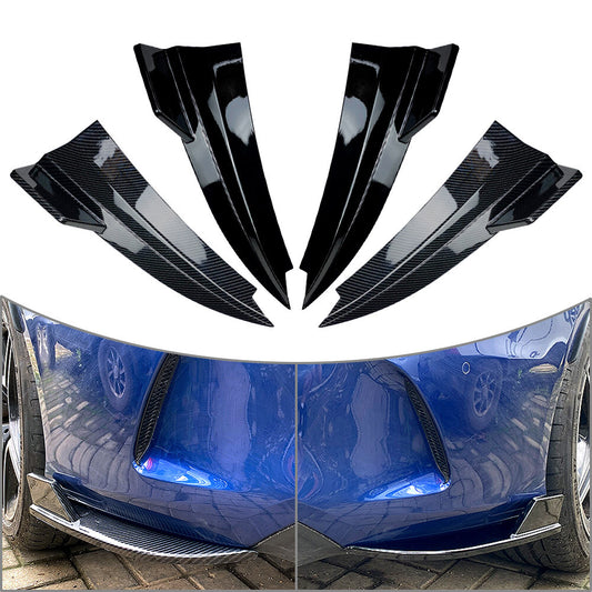 Rear Bumper Canard Splitter Side Vent Kit For 2015-2021 for Benz C-Class W205 Coupe