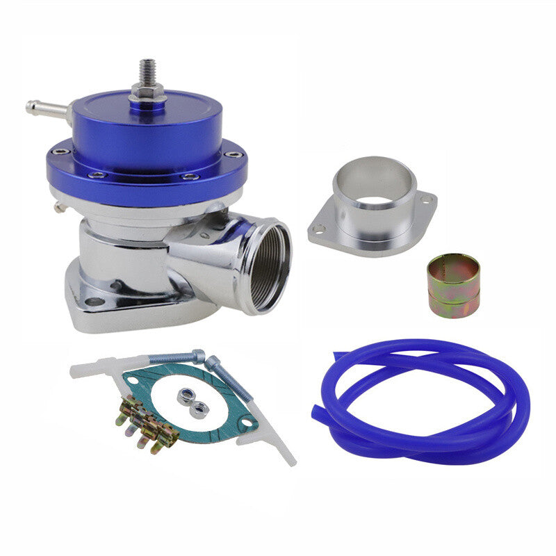 Blue Universal Type-S Turbo Blow Off Valve BOV Adjustable PSI Billet Aluminum