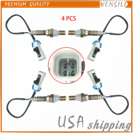 Set of 4X Oxygen Sensor 234-4668 for Chevrolet Silverado1500 Tahoe Avalanche for GMC