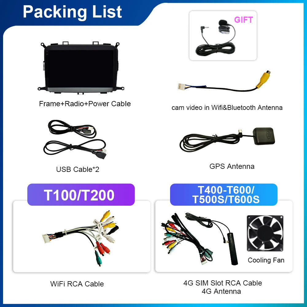 for Kia Carens 2012-2017 Android Car Radio GPS CarPlay Multimedia Player Screen