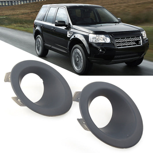 RH LH Fog Lamp Light Bezel Set Fits for Land Rover LR2 2008-2013 2009 2010 2011 2012