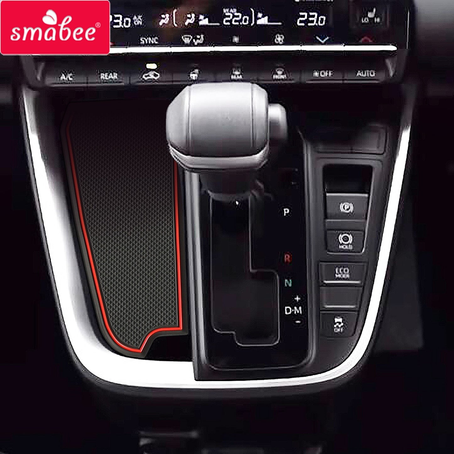 Anti-Slip Gate Slot Pad for Toyota Noah Voxy 90 Series Mat Car Accessories RED