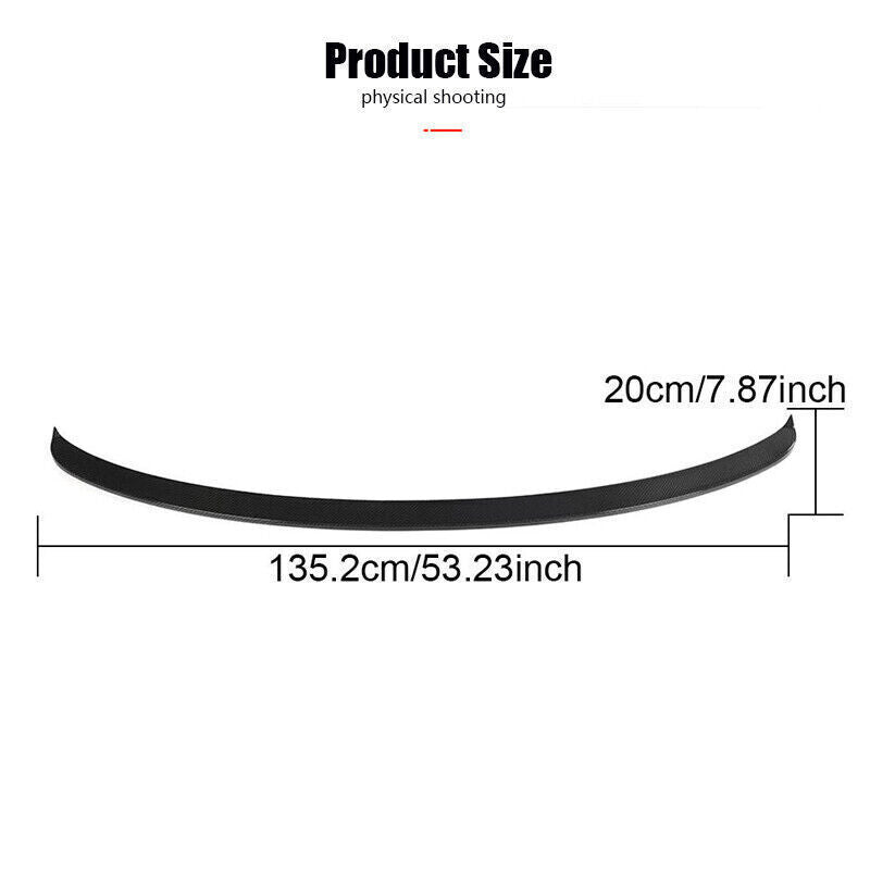 for BMW X3 G01 F97 X3M IX3 2019-2022 Real Carbon Fiber Rear Middle Spoiler Wing