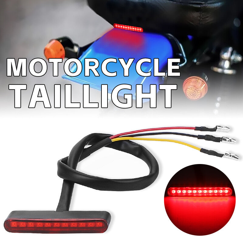 2X for Mini 11 LED Motorcycle ATV Bike Rear Tail Running Stop Brake Light Lamp Red