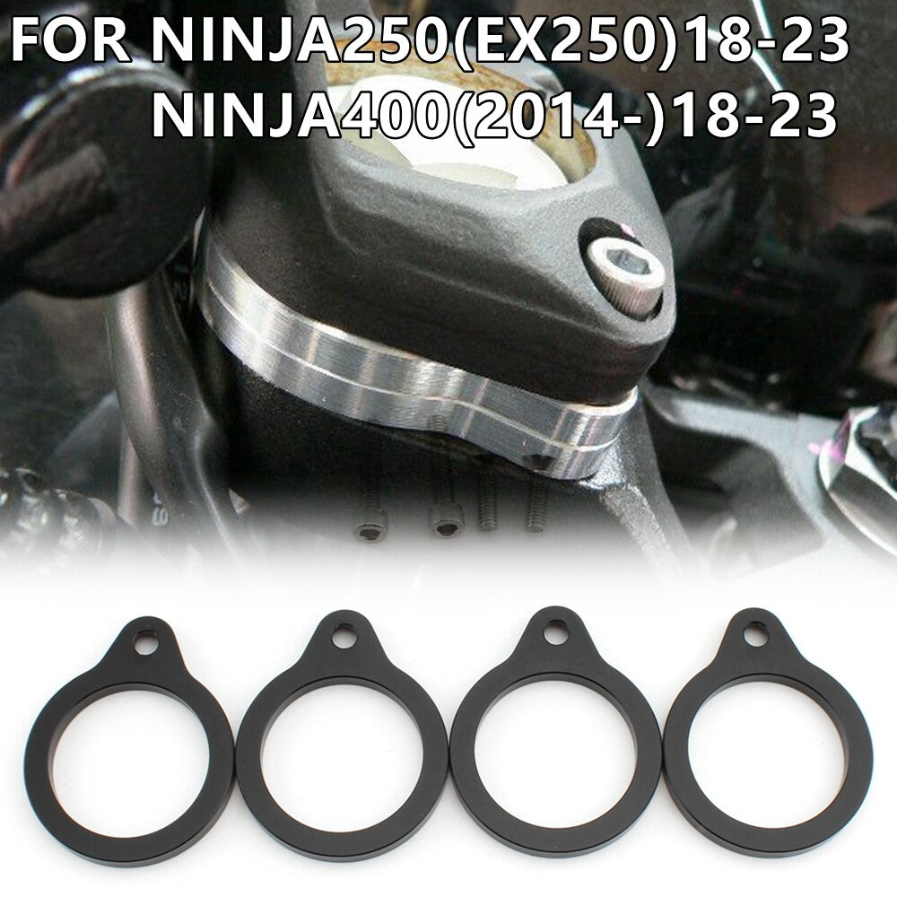 Handlebar Riser Spacer Clamp Lifting 6MM 12MM for Kawasaki NINJA250 400 2018-23