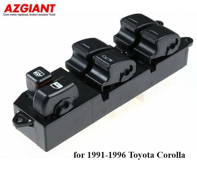 Driver's left main power window switch applicable to 1991-1996 for Toyota for Corolla .