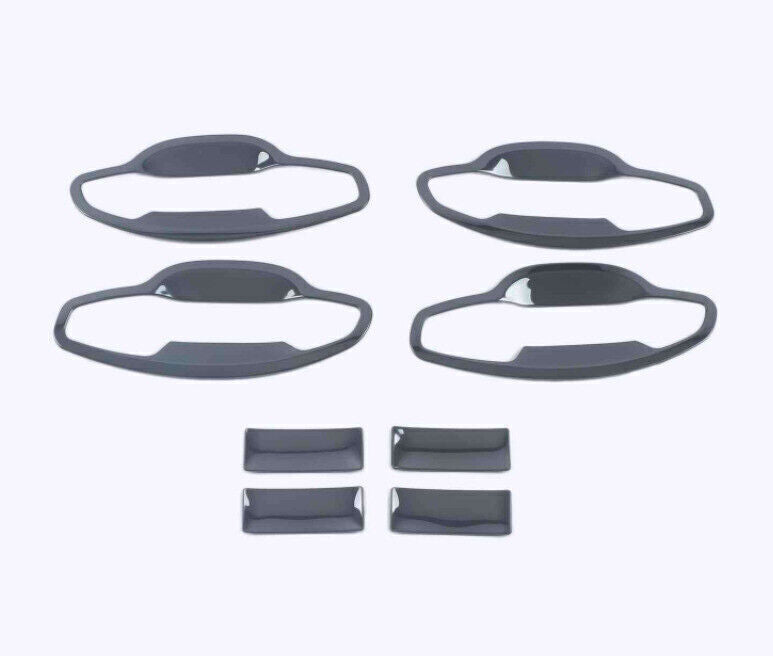 for Kia K5 Optima 2021-2024 Black Look Exterior Side Door Handle Bowl Cover Trim