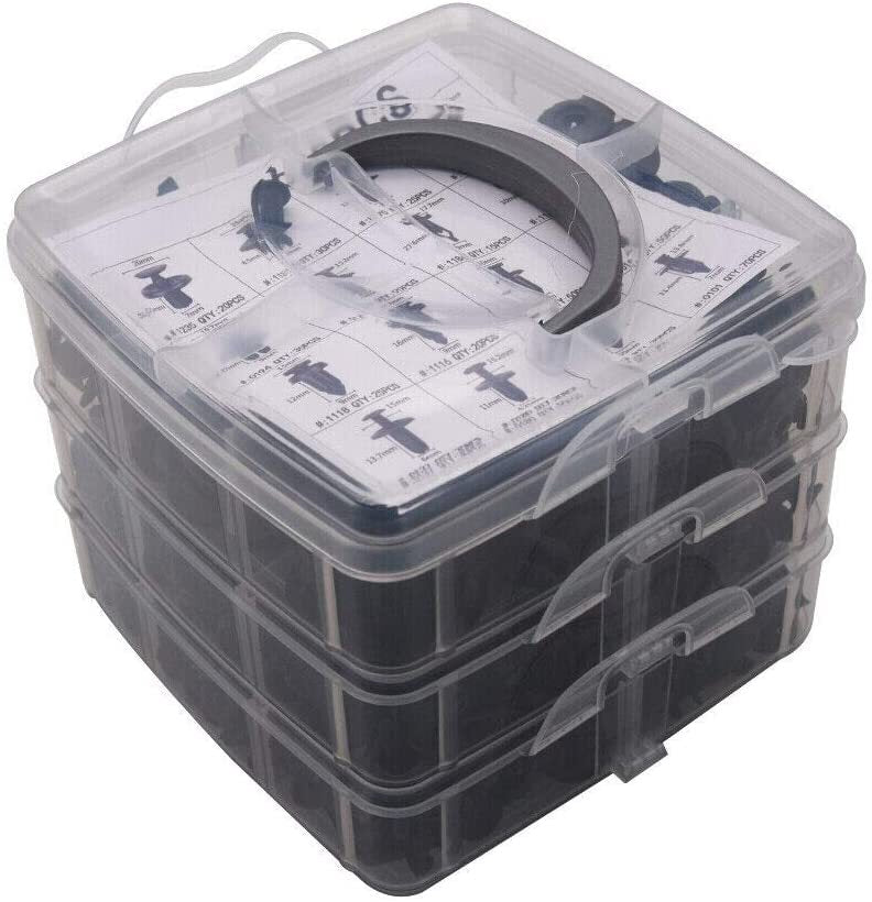 660-piece car fastener automatic fastener push-decorative plastic clip pin rivet bumper kit